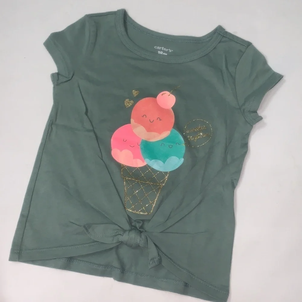 CARTER’S GREEN T- SHIRT 18 MONTHS